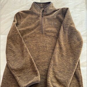 Under Armour kids Zip-Up Fleece in Brown